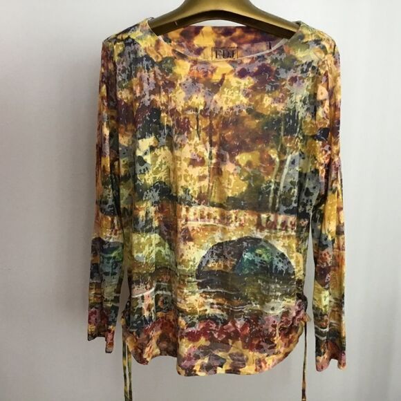 FDJ long sleeve woman’s top large - Picture 1 of 7